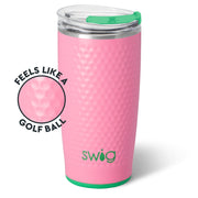 Pink Golf Ball Textured 22 Oz Tumbler