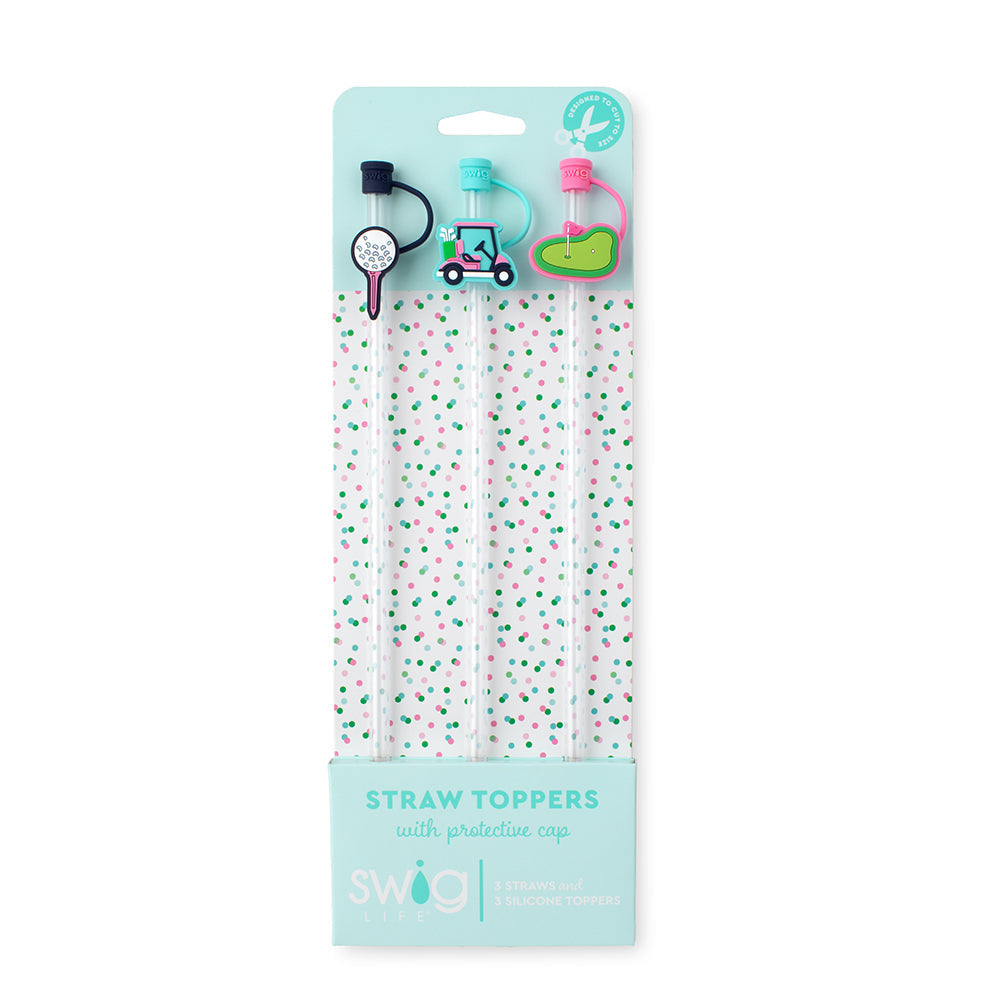 Tee It Up Straw Topper Set