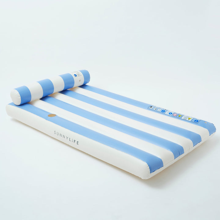 Blue Stripe Luxe Lilo Float