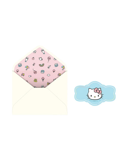 Hello Kitty Just Saying Hello Deluxe Greeting Card