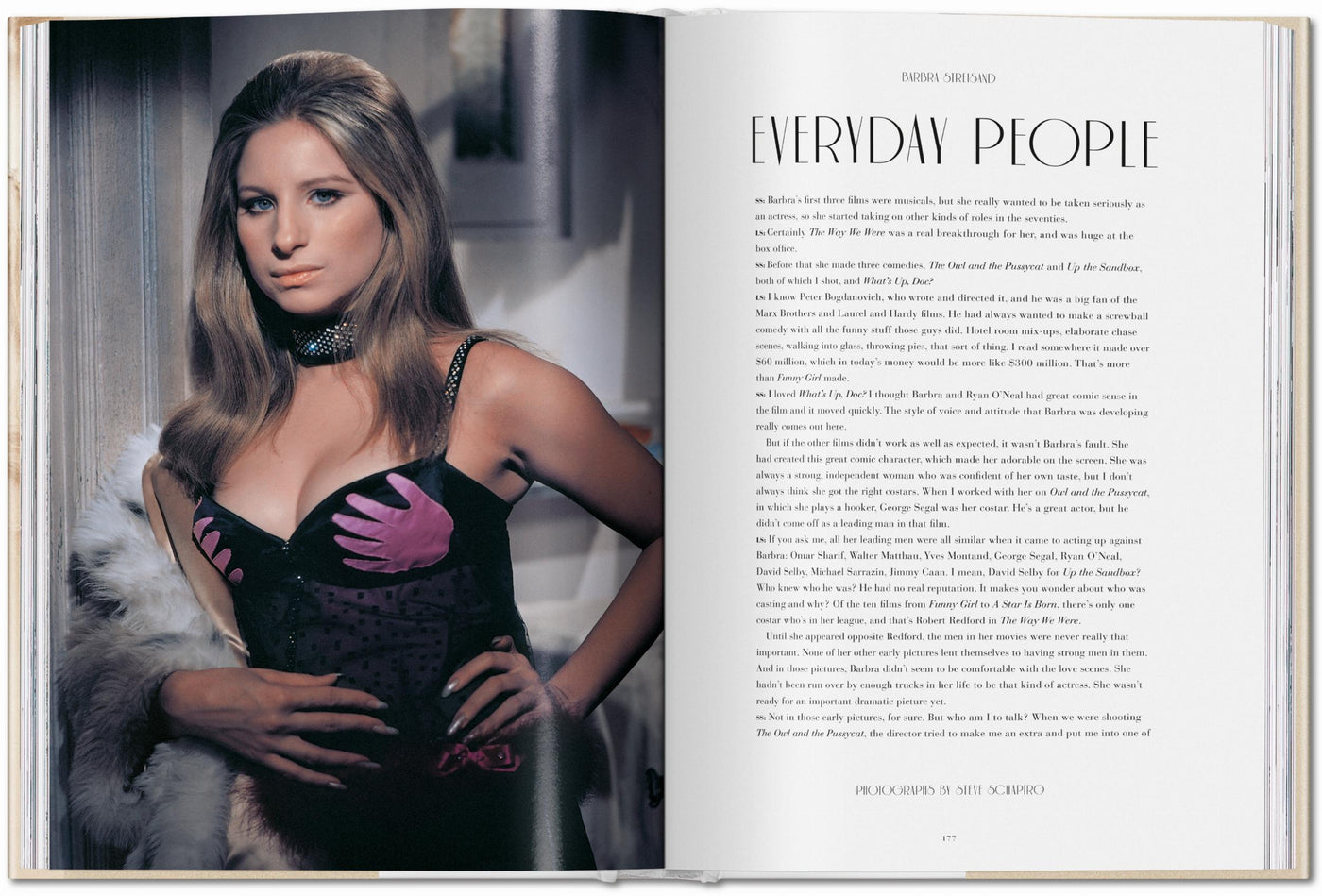 Barbra Streisand. Steve Schapiro & Lawrence Schiller (Signed Trade Edition)