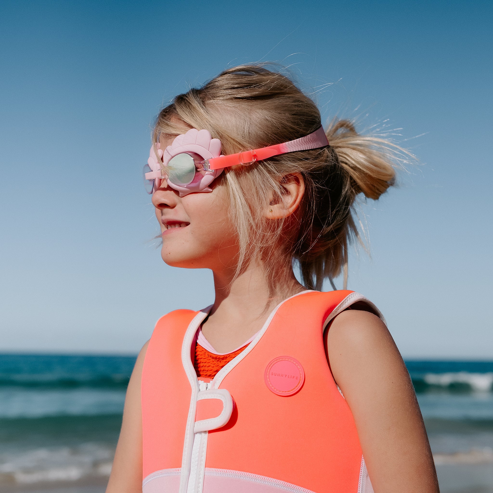 Melody The Mermaid Kids Swim Goggles