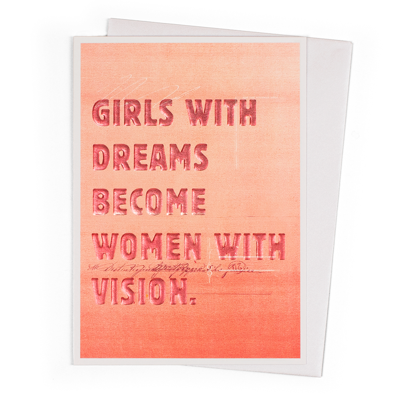 Women With Vision Greeting Card