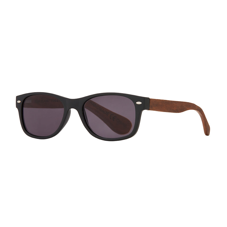 Shaw Blue Light Reading Glasses - Matte Onyx & Walnut