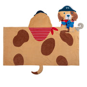 Pirate Dog Hooded Towel