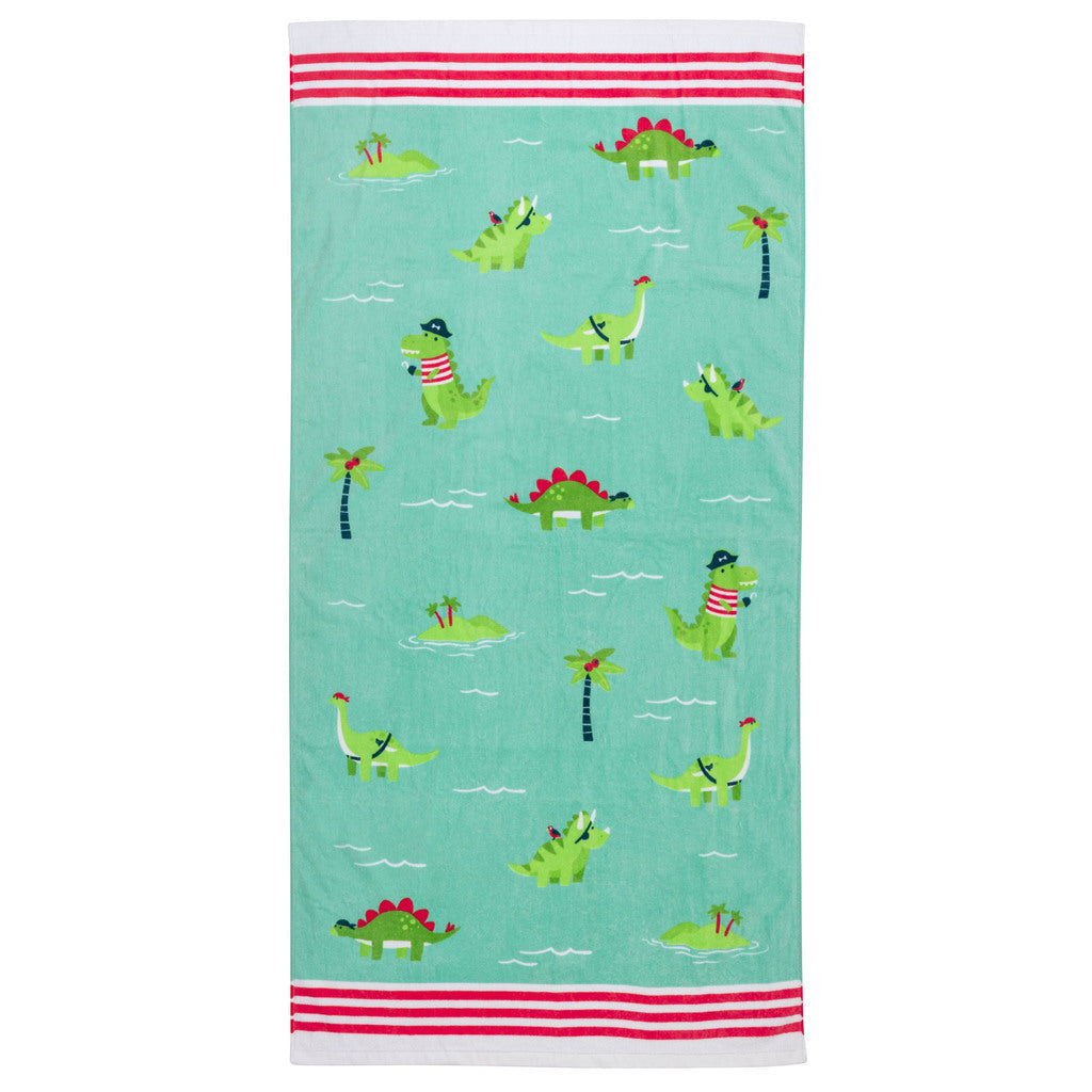 Dino Kids Beach & Bath Towel