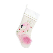 Festive Flamingo Stocking