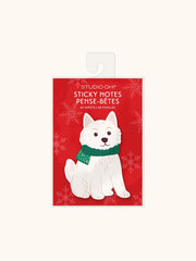Cheery Christmas Dog Sticky Note Set