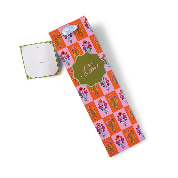 Too Drunk Gift Bag - Wine