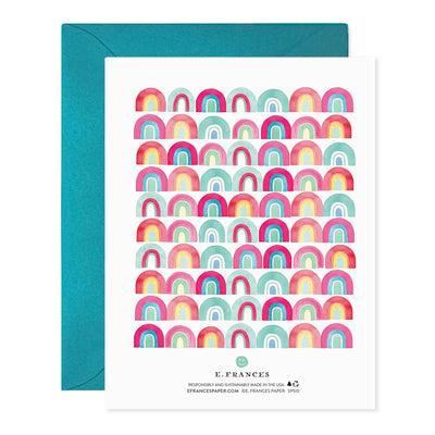 Happy for You Rainbows Greeting Card