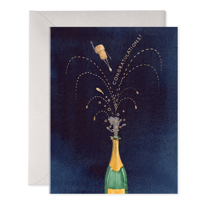 Flying Cork Congratulations Greeting Card