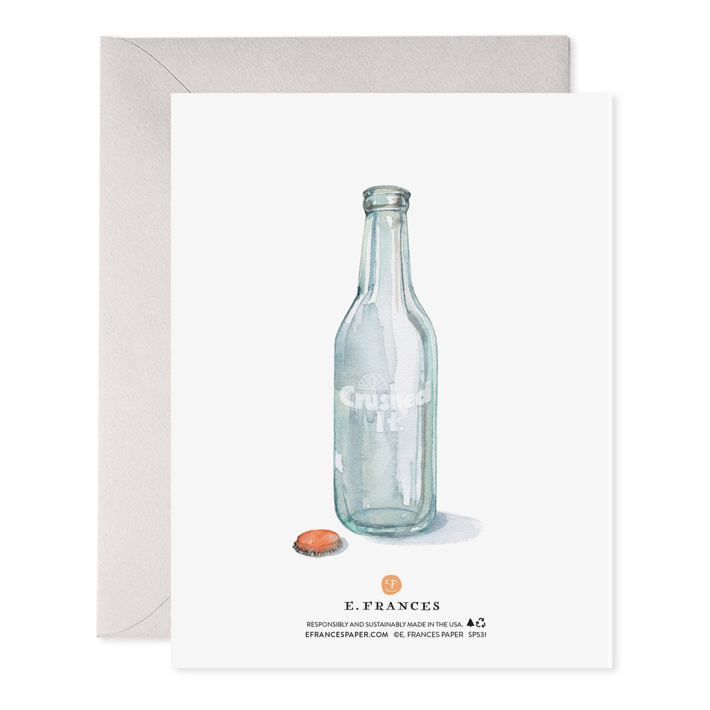 Crushed It Greeting Card