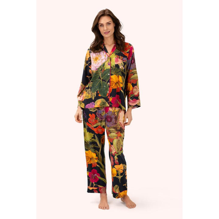 Supersoft Autumn Posey Pajamas - Midnight