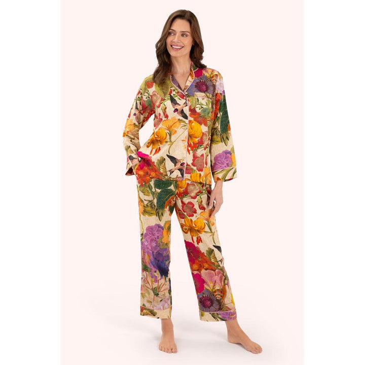 Supersoft Autumn Posey Pajamas - Cream
