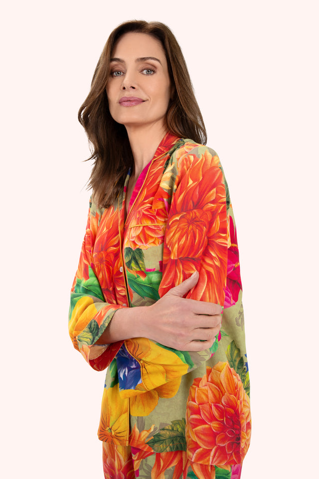 Supersoft Autumn Posey Pajamas - Bountiful Blooms