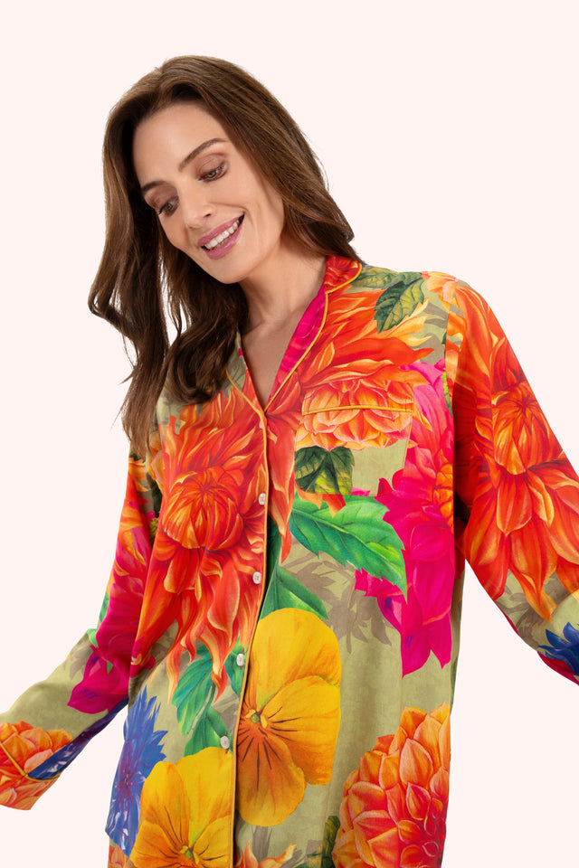 Supersoft Autumn Posey Pajamas - Bountiful Blooms