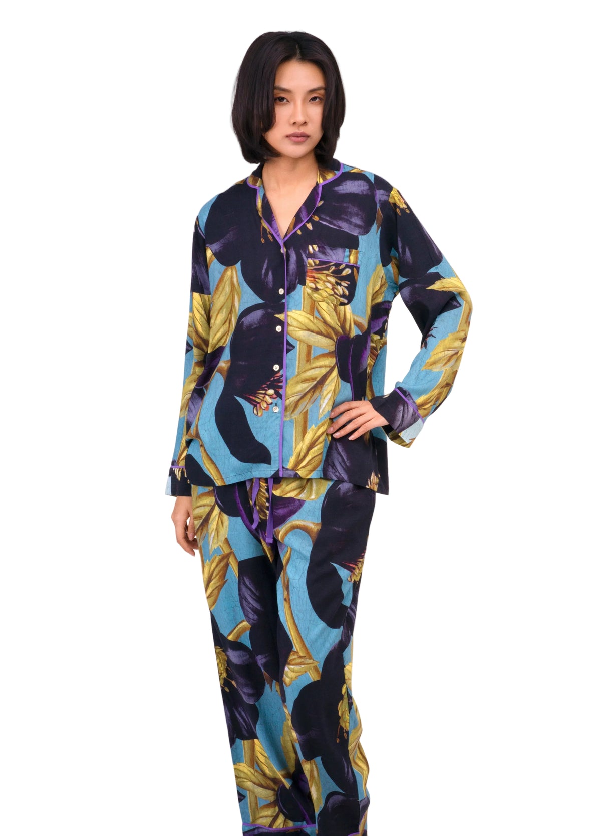Hellebore Long Pajamas