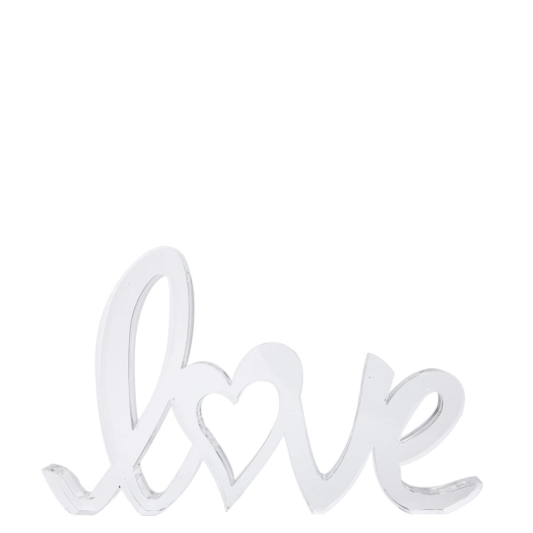 Stand Alone Cursive Love Decorative Piece - Just Fabulous Palm Springs