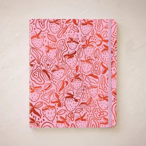 White Vase Floral Sewn Trio Notebook Set