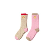 CozyChic® Smiley® Ribbed Sock Set