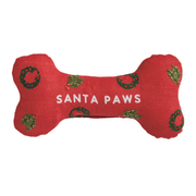 Embroidered Dog Bone - Santa Paws
