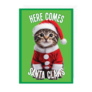 Santa Claws Holiday Card - Just Fabulous Palm Springs