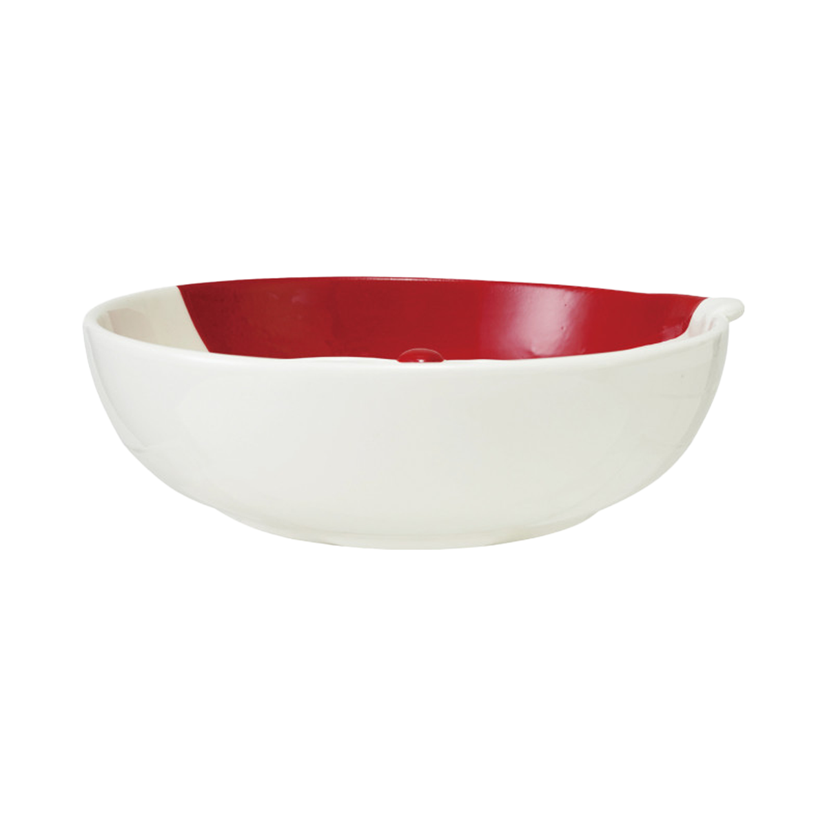 Santa Head Shaped Bowl & Mustache Ceramic Dish - Set of 2