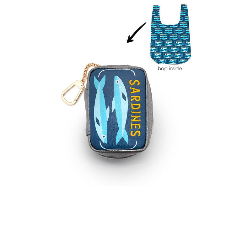 Sardine 2 In 1 Charm & Reusable Shopper Bag