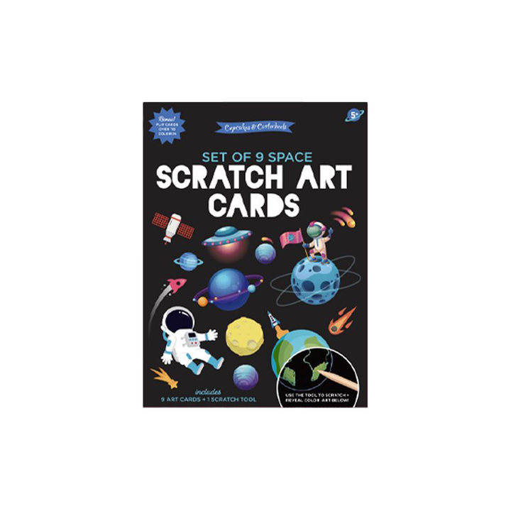 Scratch Art And Coloring Cards Kit