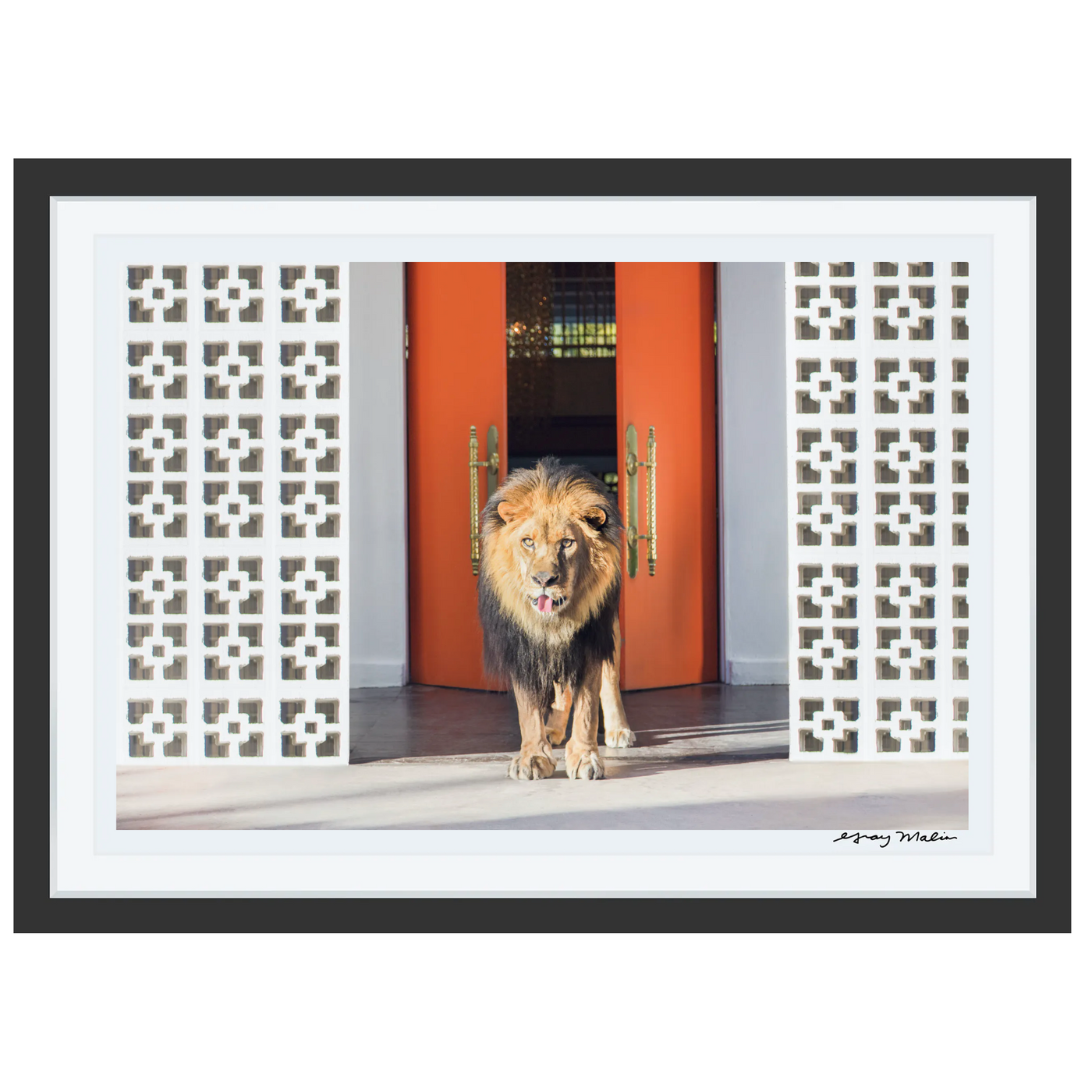 LIMITED EDITION - Welcome Back to The Parker II Signed Large 24" x 36"-  Framed (Black)