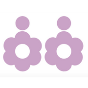 Daisy Earrings - Lavender