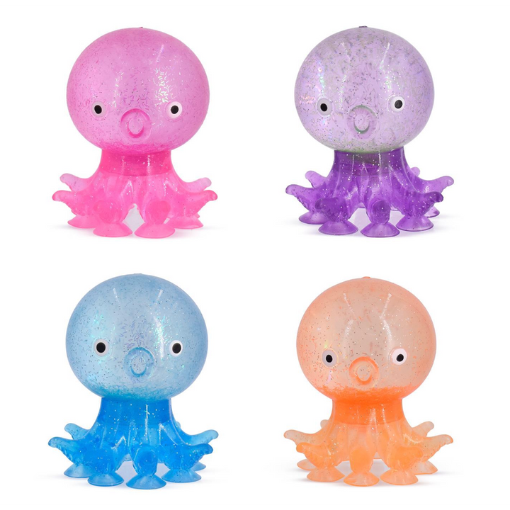 Tentacool Glitter Octopus Suction Squeezie