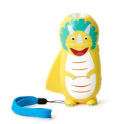 Dino Lights Rechargeable Flashlights- Yellow
