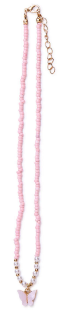 Be-You-Tiful Butterfly Charm Beaded Necklace