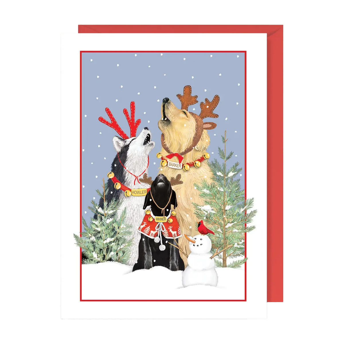 Singing Dogs Holiday Card - Just Fabulous Palm Springs