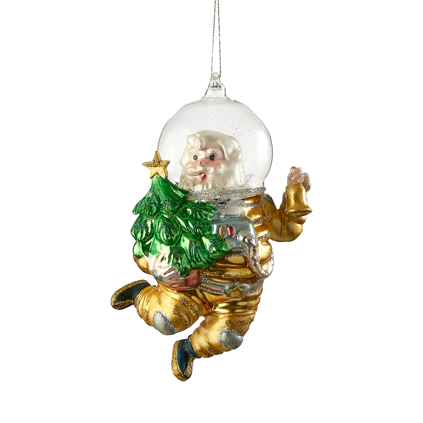 Holiday Space Santa Ornament