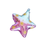 Star Ornament - Teal & Purple