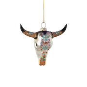 Steer Head Ornament - Yellow