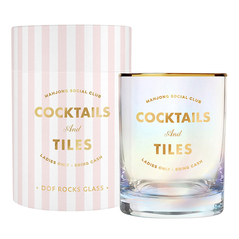 Cocktails And Tiles DOF Rocks Glass