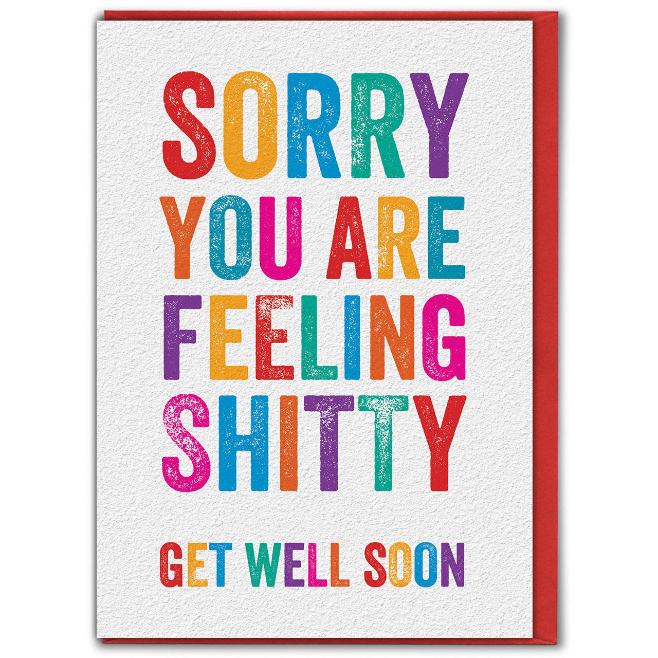 Sorry Get Well Greeting Card