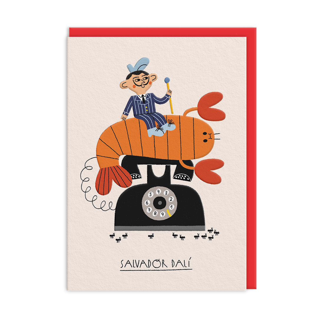 Salvador Dali Greeting Card