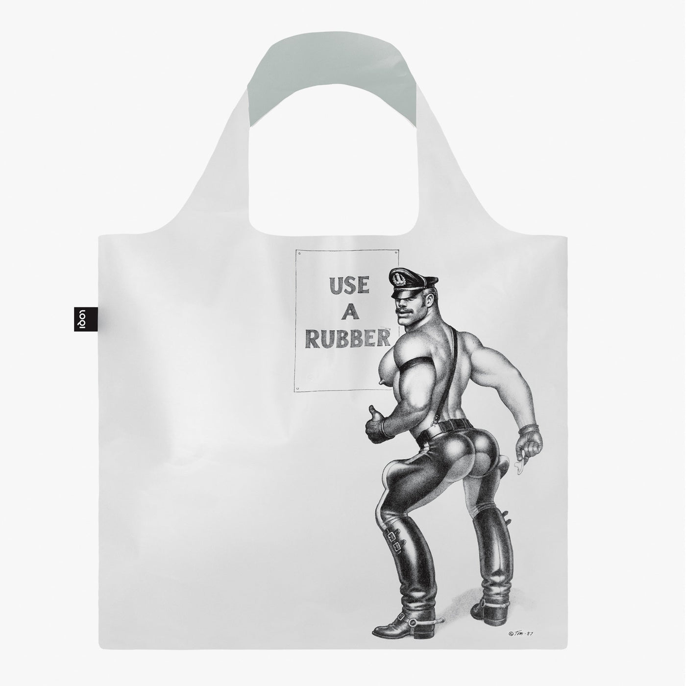 Tom Of Finland Use A Rubber Milky Transparent Bag