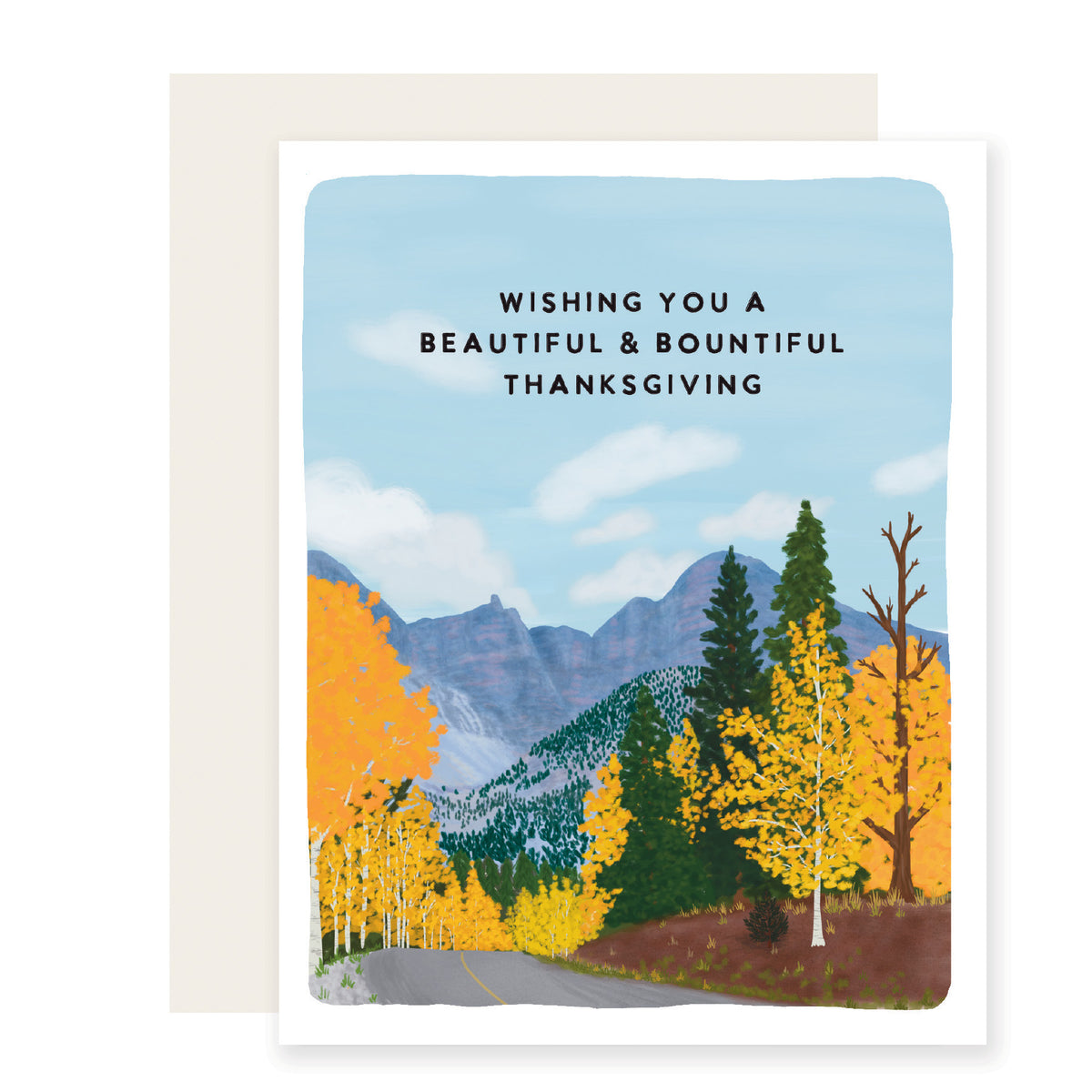 Beautiful Bountiful Thanksgiving Greeting Card