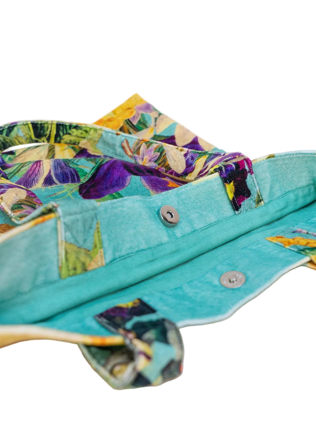 Velvet Tote Bag - Spring Flora