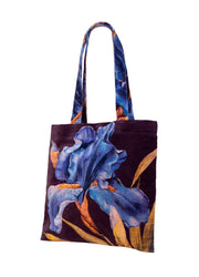 Iris Velvet Tote