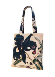 Midnight Orchid Velvet Tote