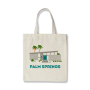 Blue Door Modern House Palm Springs Tote Bag - Just Fabulous Palm Springs