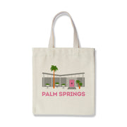 Pink Door Modern House Palm Springs Tote Bag - Just Fabulous Palm Springs