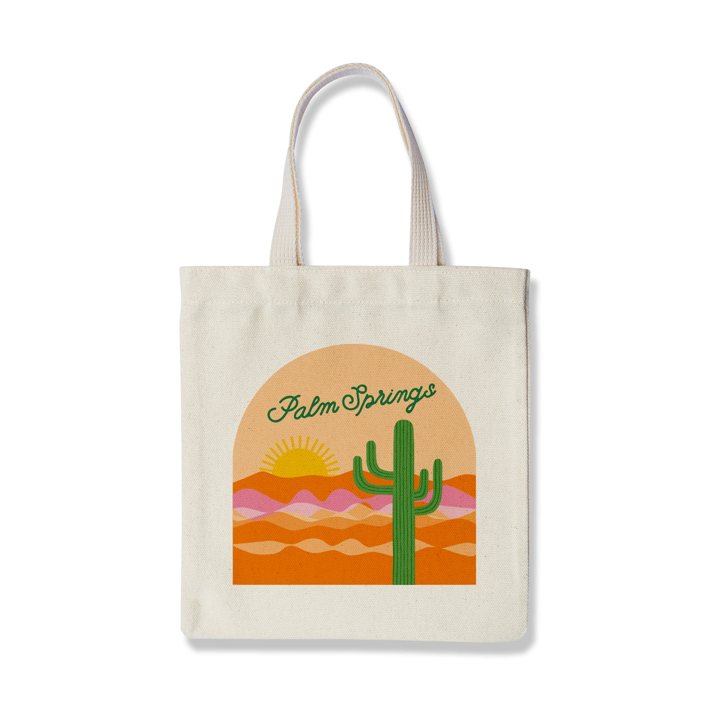 Desert Cactus Palm Springs Tote Bag