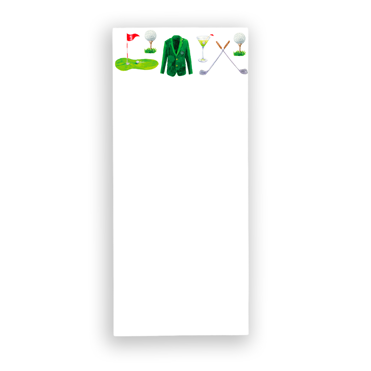 Golf & Cocktails Notepad